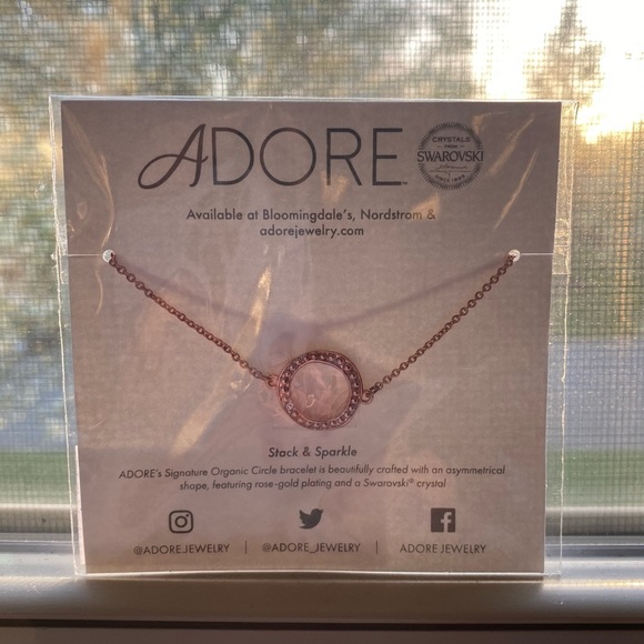 NWT Adore Jewelry Organic Circle Necklace - Picture 7 of 7
